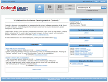 Tablet Screenshot of codendi.org